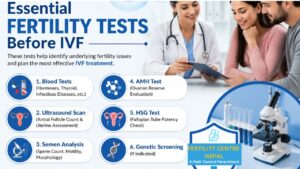 Essential fertility tests before IVF