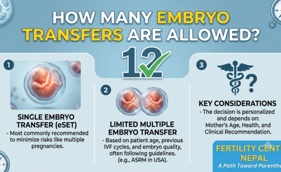 How many embryo transfers are allowed